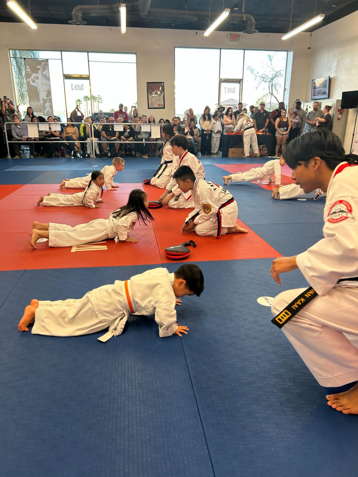 Children training at Results Martial Arts
